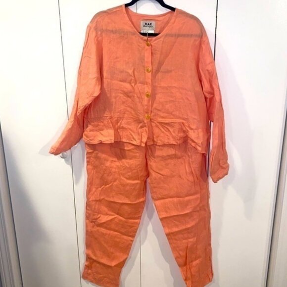 Flax 100% Linen 2Pieces Outfit - Picture 1 of 12